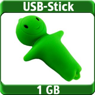 USB Stick 1GB Speicher Mars Männchen Figur GRÜN