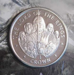 LORD OF THE RINGS Coin   I.O.M. Crown, Ed. 2004