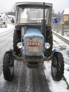 Eicher Mammut 74 3353 mit Verdeck Kabine und TÜV Traktor Schlepper