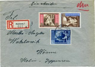 TA 26 Briefmarken DR MiNr 822 I Plattenfehler auf Brief