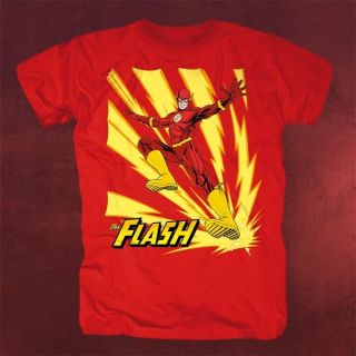 Rotes Justice League   Flash Helden T Shirt, für DC Comics Fans, mit