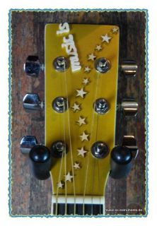 music is akustische Gitarre handgefertigt gold geaged vintage 000403