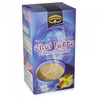 00 EUR/kg) 4x Krüger Chai Latte Classic India   Vanille Zimt