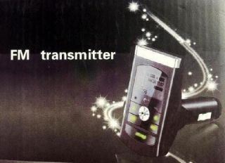 FM Transmitter +  Player + Fernbedienung   mit SD MMC USB Anschluß