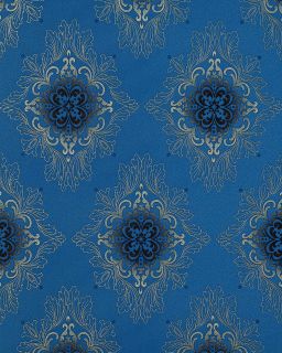 EDEM 826 24 präge tapete barock opulence königs blau silber grau