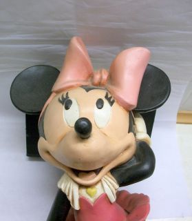 Walt Disney Figur Minnie Maus 45 cm sehr alt mit Disney Marke