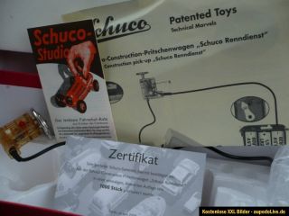 Schuco   Elektro Pritschenwagen mit Studio   Schuco Renndienst   1
