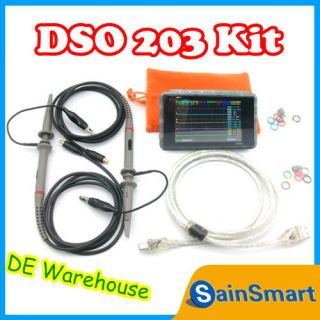 New SainSmart ARM DSO203 Nano Quad 4 Channel Pocket Mini Digital
