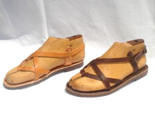 ANANIAS griechische Römer Leder Sandalen