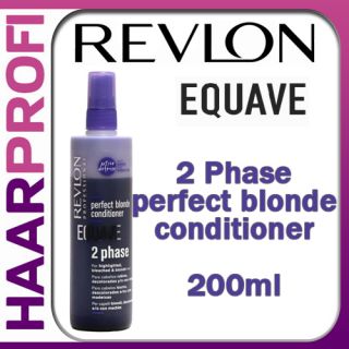 REVLON EQUAVE 2 Phase perfect blonde Conditioner Spray 200ml (6,95EUR