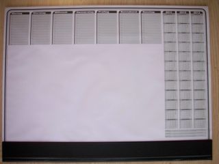KÖNIG & EBHARDT Papier Schreibunterlage mit Schutzklappe Kalender
