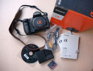 Kamera Sony α (alpha) DSLR A850 Vollformat Spiegelreflexkamera in der