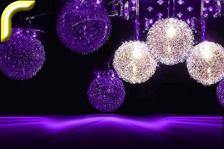 Viola Violett LED Deckenleuchte Lampe Lüster Ø70cm Deckenlampe