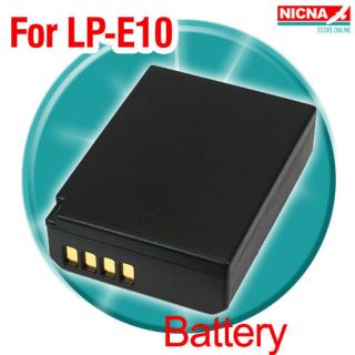LP E10 7.4V 860mAh Battery Pack for Canon EOS 1100D Rebel T3 KISS X50
