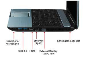 Toshiba L875 12P 3rd Generation Laptop Core i5 3210M 8GB 1TB HDD 17.3