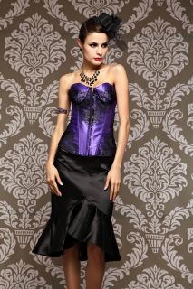 Sexy AB868 Lace up boned Corset Bustier Corsage Korsett Top