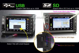 ES862AU 6.2 2 Din HD Car DVD Player GPS DVB T IPOD RDS Bluetooth PiP
