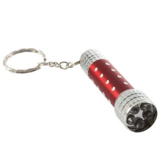 Mini 5 LED portable Flashlight Torch Key Chain emergency Key Ring