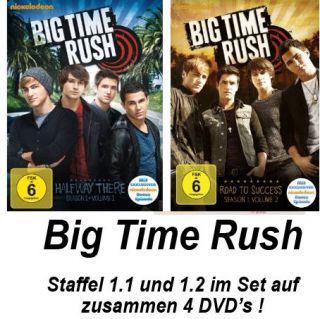 DVDs * BIG TIME RUSH   SEASON 1.1 + 1.2 IM SET # NEU OVP