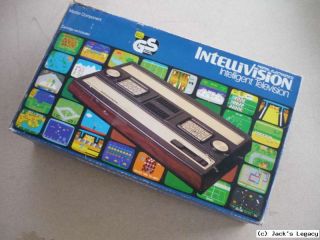 BOXED Mattel Intellivision vintage Console Konsole + boxed Games