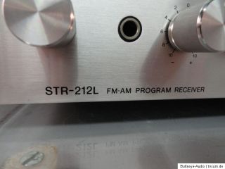 Sony STR 212L AM/FM program reciever Sehr schone zustand