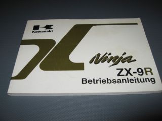 Bedienungsanleitung/Fahrerhandbuch Kawasaki Ninja ZX 9R gebraucht (245