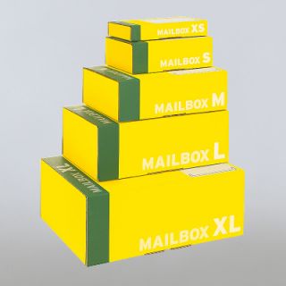 Mailbox Faltkartons SONDERPREIS 5 Sorten Faltschachtel Versandkarton