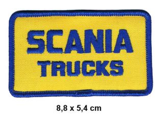 SCANIA TRUCKS Aufnäher Patches LKW 82 112 142 Trucker