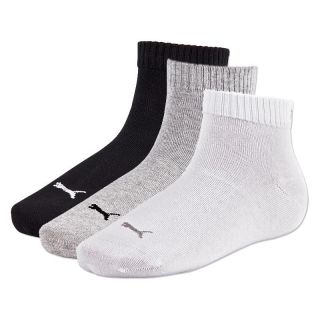 PUMA 6er Quarter Kurzschaft Füßlinge Socken weiß grau schwarz 35 38