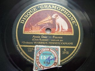 GEORGE OLSEN The Slave of Love Gramophone 78rpm Fox