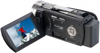 Somikon Full HD Camcorder DV 883.IR mit Infrarot LED, HDMI, 60fps