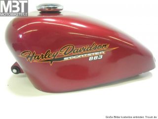 Harley Davidson 883 1200 XL2 Sportster Benzintank Tank Peanut Ez.95