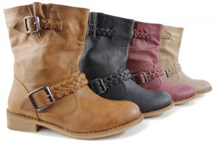 Damen Stiefelette Stiefel Ankle Boots Winterstiefel Trendy 887