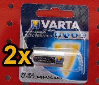 2x 4LR44 Varta Professional Alkaline Batterie, V4034PX