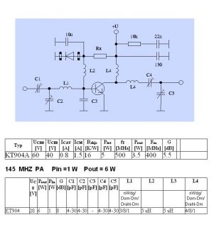 10) KT904A RF Power Transistor 5W 500 MHz ★NEW ★