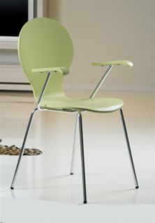 2x Tenzo Flower Stuhl   Armlehnenstuhl in lime