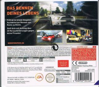 Nintendo 3DS Spiel Need for Speed : The Run Autorennen NEU