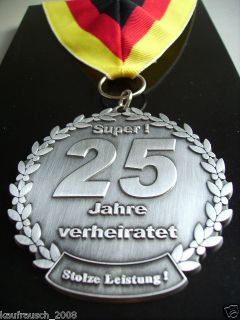 Orden Medaille Silberhochzeit 25 Jahre Hochzeit silber Hochzeitstag