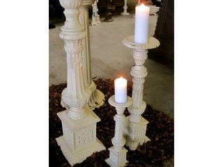 Kerzenleuchter viktorianisch, große Kerzenhalter im Set