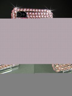 iPhone 4 4G 4S Luxus Case Cover Huelle Glitzer Crystal Perlen Strass