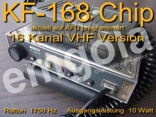 Bosch KF 168 Chip S (16 Kanal VHF Version !) AFU simplex + Relais