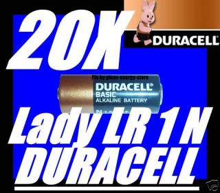 20x DURACEL Lady N LR1 MN9100 910A Batterien Batterie