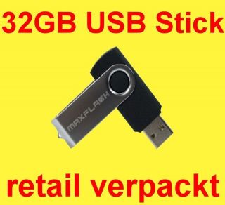 USB Stick 32GB Speicher 32GB USB Stick Maxflash retail verpackt