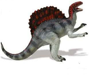 Spinosaurus (roter Kopf) 22 cm Serie Dinosaurier Safari 411001