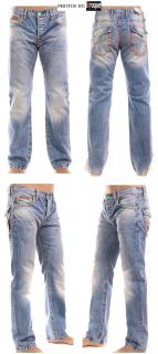 CIPO & BAXX PARTY JEANS C 952   RAINBOW ALL SIZES