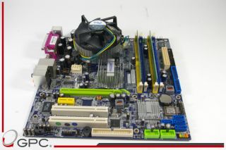 Foxconn 945G7MD Mainboard Motherboard Sockel 775 + Pentium D 3.00 Ghz