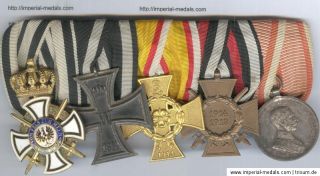 Preußen SPANGE 5er Hausorden Hohenzollern Ritterkreuz Eisernes Kreuz