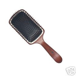 Head Jog Ceramic Paddle Hair Brush (74) Wooden Handle