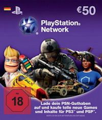 PSN Playstation Network Card Key 50€   PS3 PSP   DE