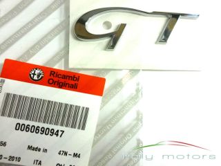 Alfa Romeo GT 937 Schriftzug Modellzeichen Emblem Heck hinten  GT